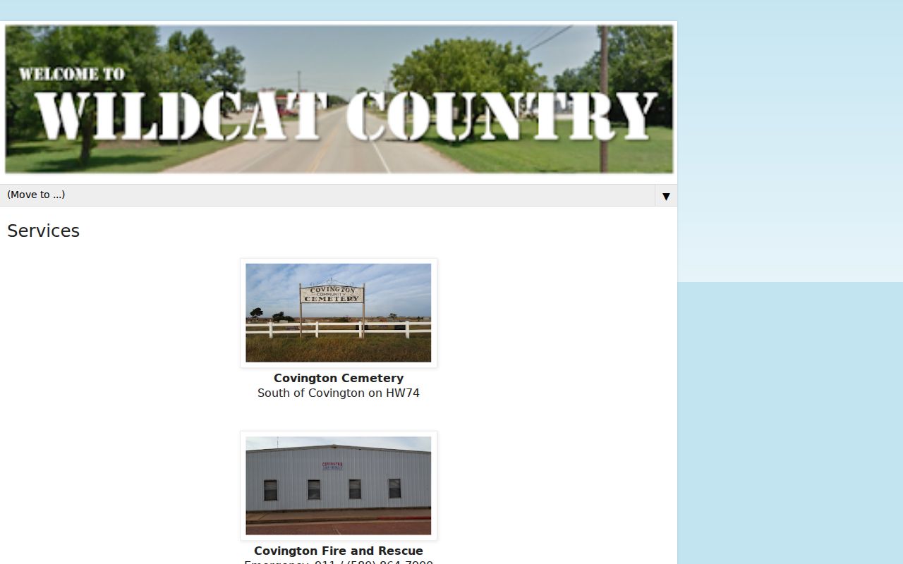 Covington Garfield County warrant records official town building route